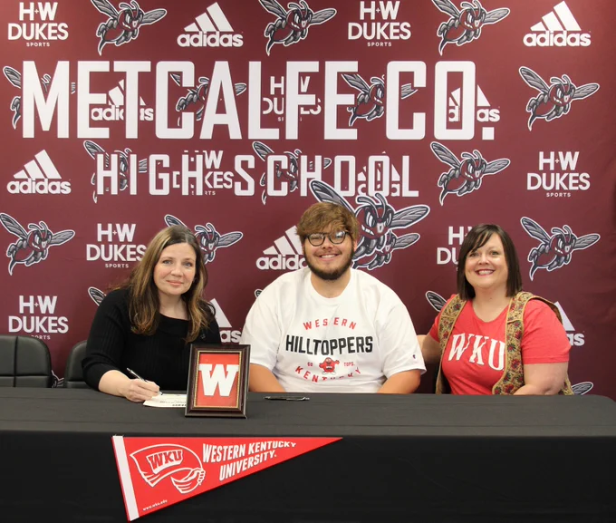 Aidan Grindle signs with WKU