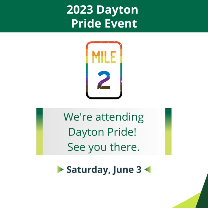 We're attending Dayton Pride on Sat June 3