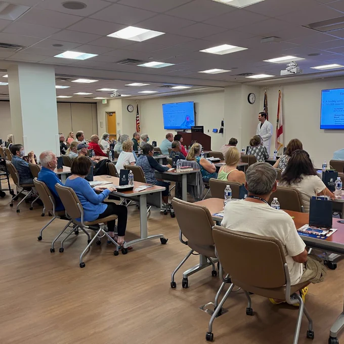 Full house at our Let's Talk Stroke Tower Talk last night!