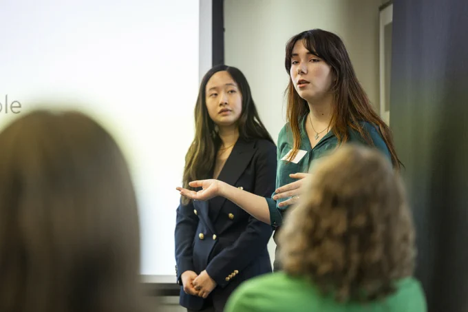 Siena Laws and Elizabeth Liu