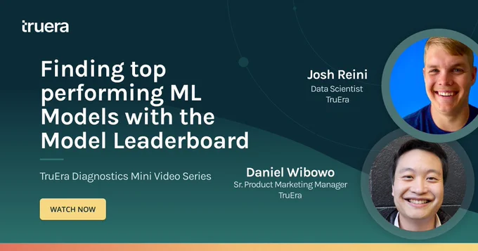 Identify top performing ML models with a Model Leaderboard from TruEra - watch the video