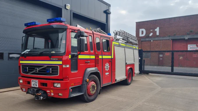 Cumbria Fire & Rescue Service fire engine