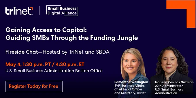 Free livestream with TriNet and the U.S. Small Business Administration 