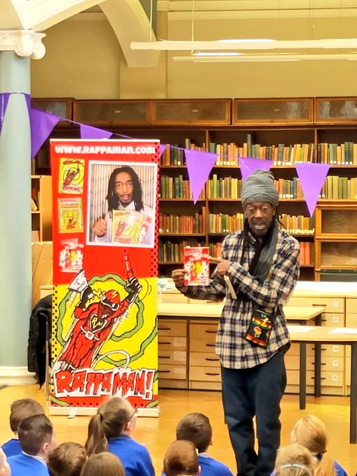 Rappaman talking about his books 