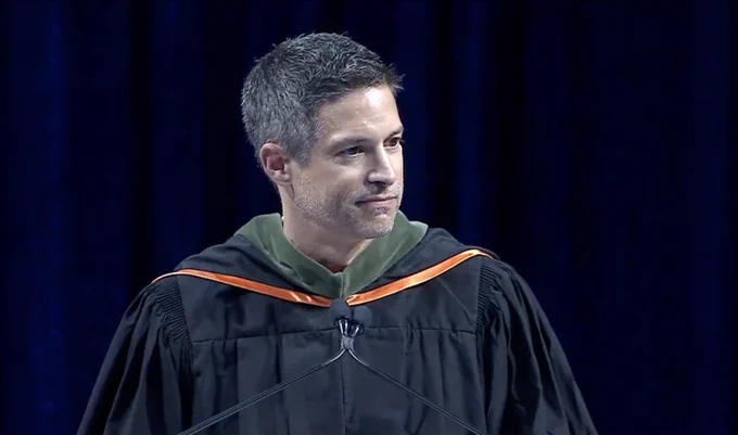 Steve Mesler at the University of Florida College of Health & Human Performance spring 2023 recognition ceremony
