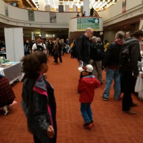 Walking the in door streets of TCAF