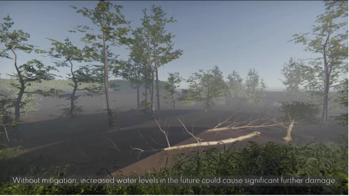 Without mitigation, increased water levels in the future could cause significant further damage.