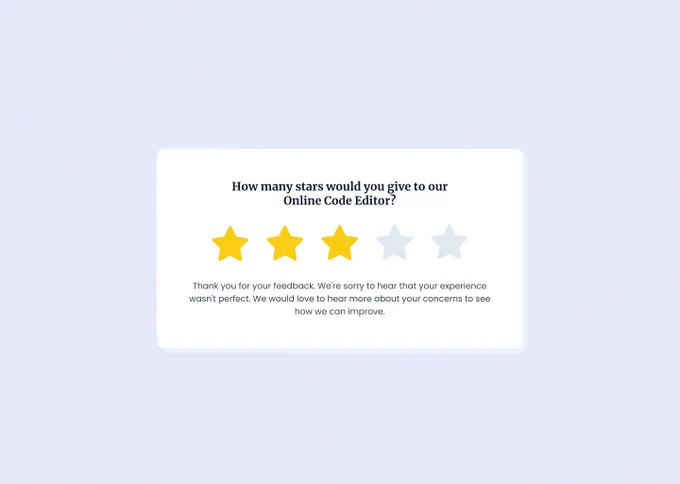 Star Rating Component Frontend Project