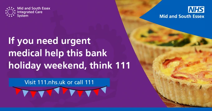 If you need urgent medical help this bank holiday  weekend, think 111. Visit 111.nhs.uk or call 111