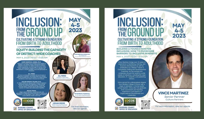 Screenshot of the 2023 SIP Inclusion Conference Breakout presenters