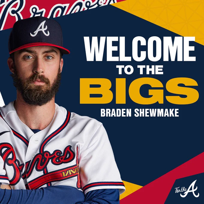 Welcome to the bigs, Braden Shewmake!