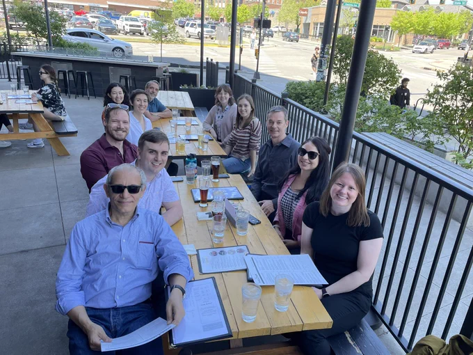 Team lunch after meetings