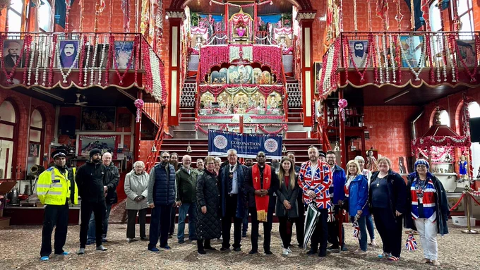 Image depicts Walsall's Coronation Walk of Faith