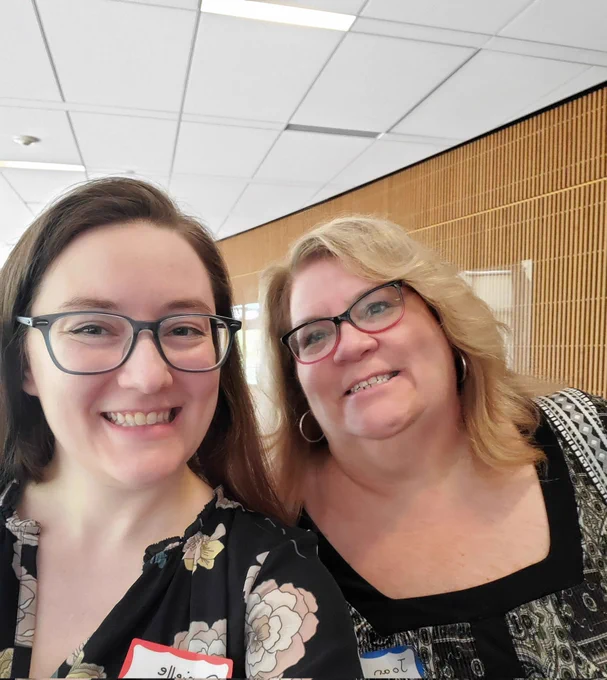 Selfie of myself and mom 