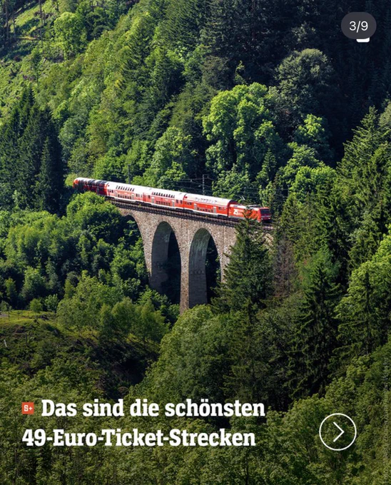 Das sind die schönsten 49-Euro-Ticket Strecken