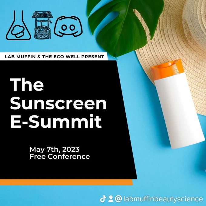Lab Muffin & The Eco Well present The Sunscreen E-Summit
May 7th 2023
Free conference