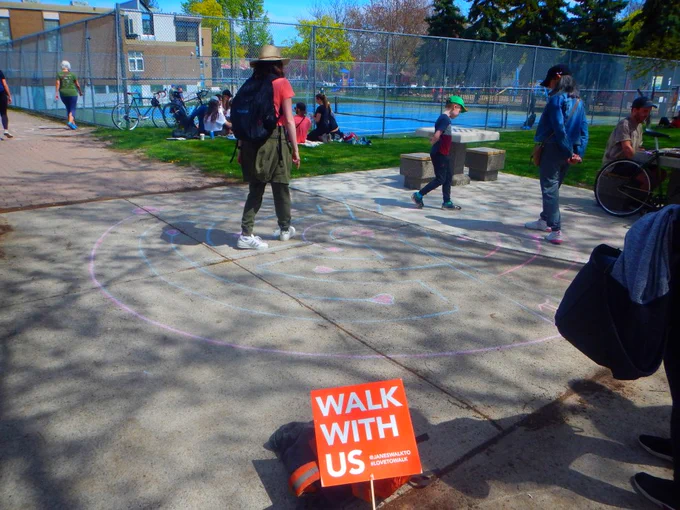 World Labyrinth Day: Toronto City of Labyrinths Jane's Walk

https://www.JanesWalkFestivalTO.com/items/worldlabyrinthdaytorontocity

Saturday May 6 2023

~ 3 p.m. 

Final walk stop of my @JanesWalkTO in 

Dovercourt Park

| #WorldLabyrinthDay #JanesWalkTO #JanesWalk #Labyrinths #DovercourtPark #LoveTOwalk #CityOfLabyrinths
