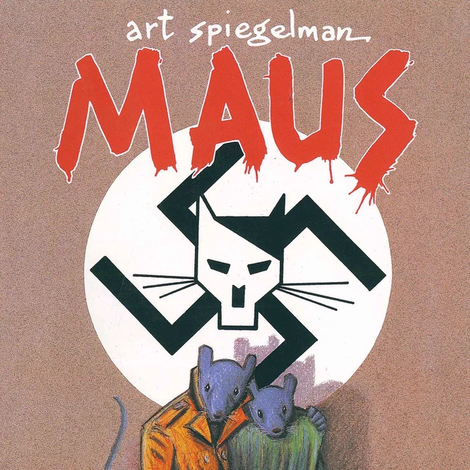 The cover of Art Spiegelman’s Maus I (cropped).