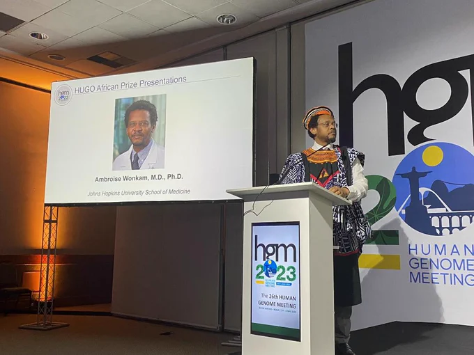 #HGM23. HUGO 2023 meeting and awards/ Prof Ambroise Wonkam, Recipient of the HUGO African prize
