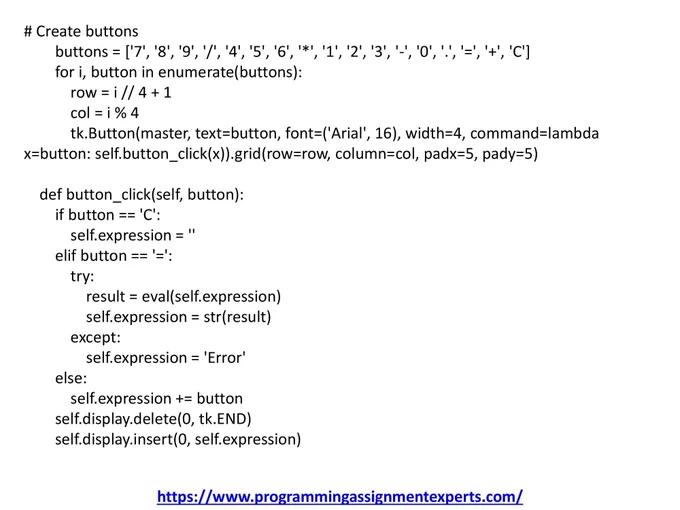 programming Assignment Help