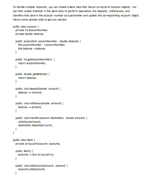 Java Assignment Solution