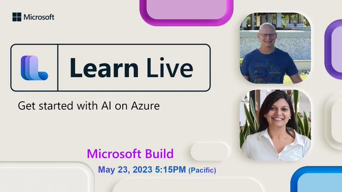 Learn Live at Build: Get started with AI on Azure