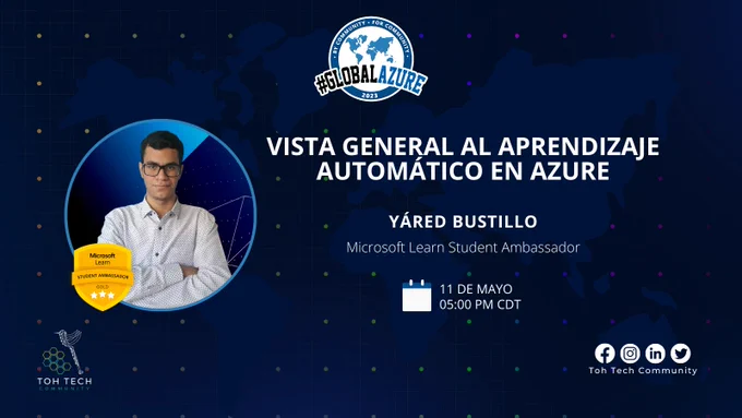 Vista general al Aprendizaje Automático en Azure - Yared Bustillo
