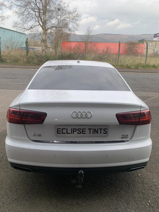 Audi A6 Saloon - Tint applied to the rear windows (20%)