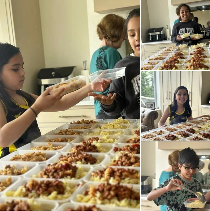 Mad Dogs Homeless Project volunteers making food for people in the community