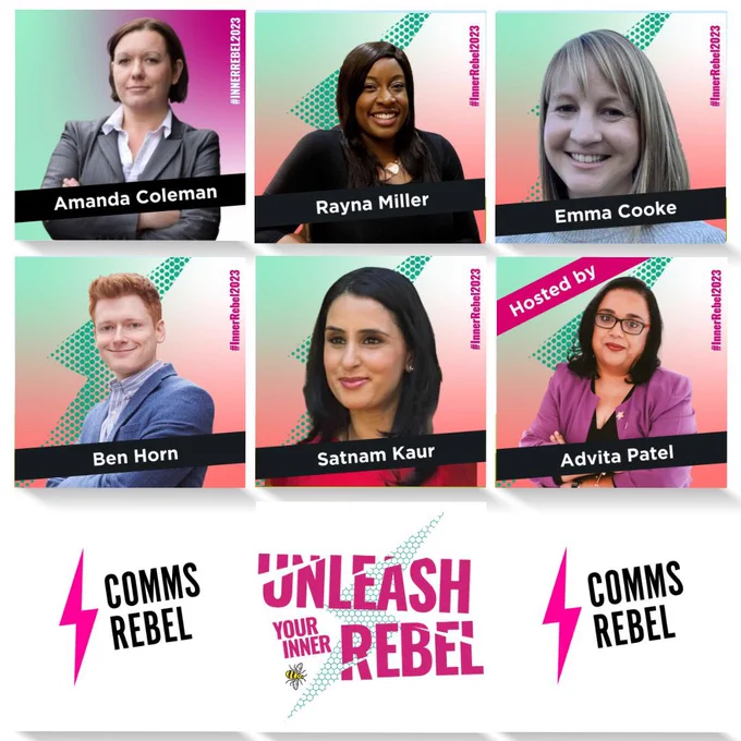 Six photos of the speakers we have on our InnerRebel agenda.