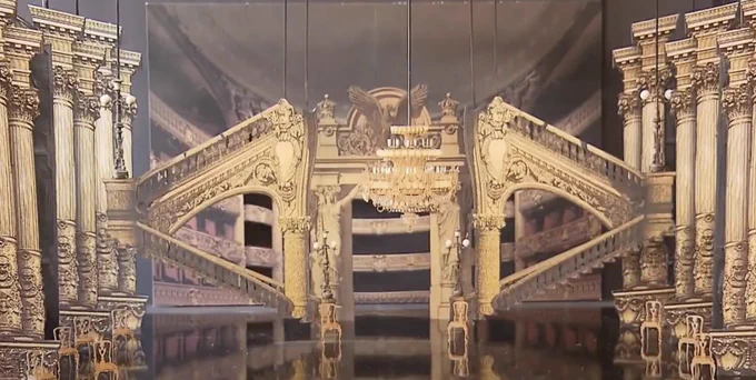 Set model for the new ballet adaptation of THE PHANTOM OF THE OPERA, which premieres today in Shanghai, China.