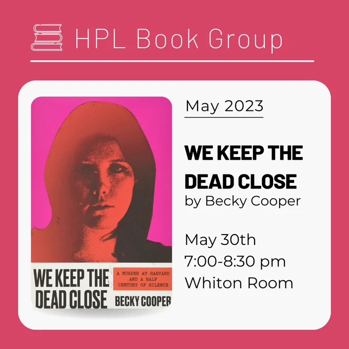 Cover of We Keep the Dead Close by Becky Cooper