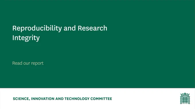 Reproducibility and Research Integrity Read our report