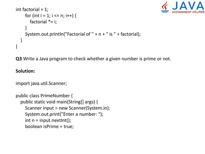 java assignment help