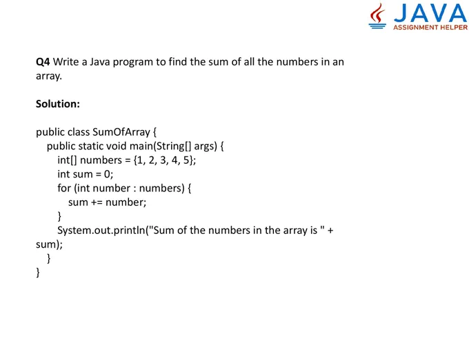 java assignment help