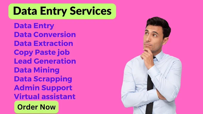 The exclusive services which I provided regarding data entry

#Data_Entry #Web_Research 
#Copy_Paste #Data_Collection
#data_Mining #Web_Scrappin 
#PDF_to_Excel #PDF_toWord #JPG_or_Business_Card_to_Word_or_Excel  
