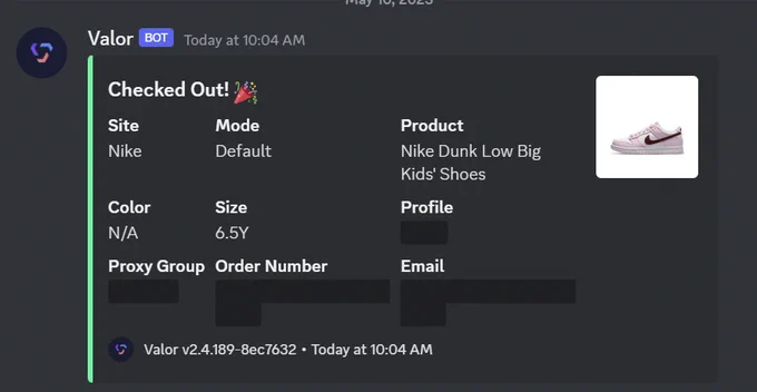 Success from StormTrooper#9014