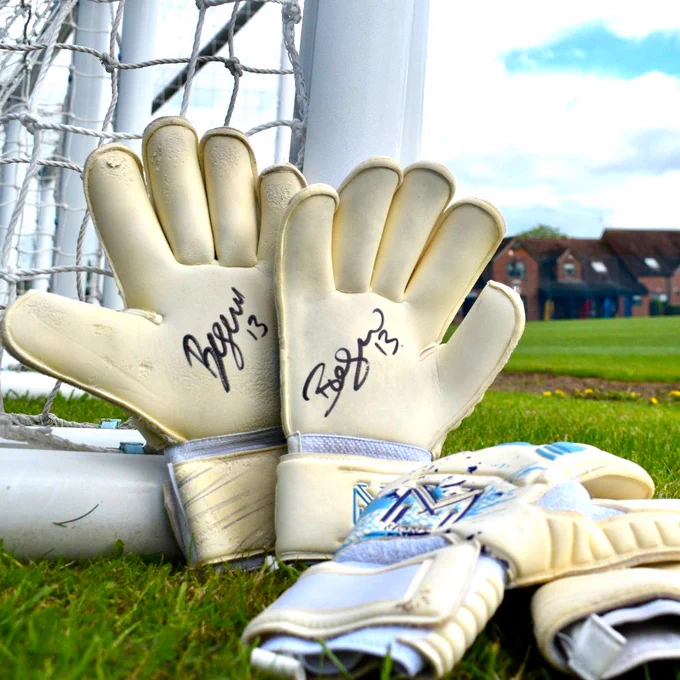 Signed Ben Wilson gloves