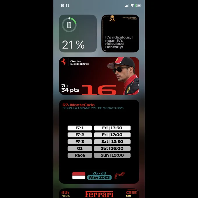 Formulify iOS Home Screen widgets