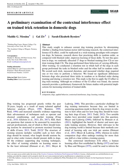 A screenshot of the first page of the publication in which the title, author names, and abstract are presented.