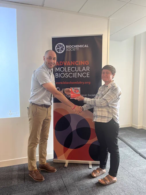 Image of Dr Barry Ryan receiving his 2023 Teaching Excellence Award.
