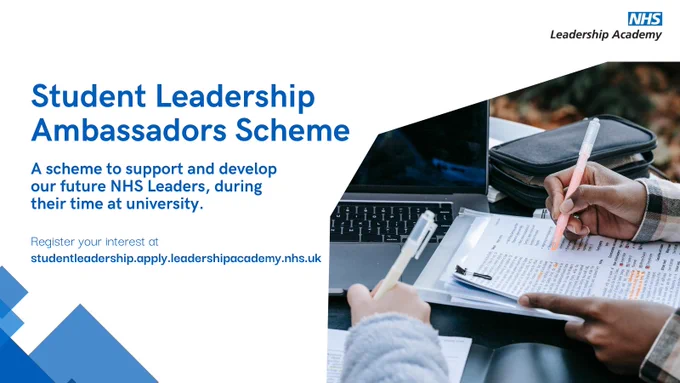 Student Leadership Ambassadors Scheme promotional card