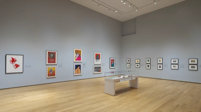  Installation view of "¡Printing the Revolution! The Rise and Impact of Chicano Graphics, 1965 to Now.