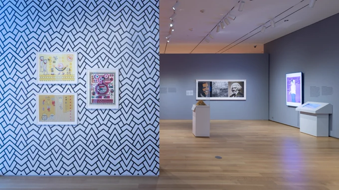  Installation view of "¡Printing the Revolution! The Rise and Impact of Chicano Graphics, 1965 to Now.