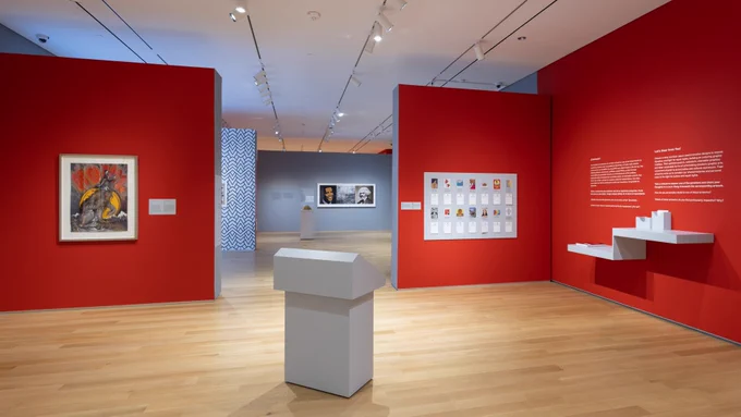 Installation view of "¡Printing the Revolution! The Rise and Impact of Chicano Graphics, 1965 to Now.