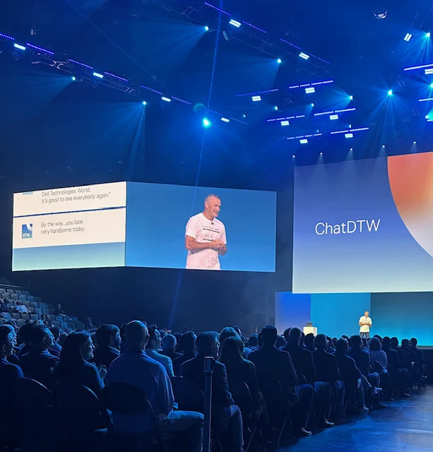 Jeff Clarke on stage at Dell Tech World 2023