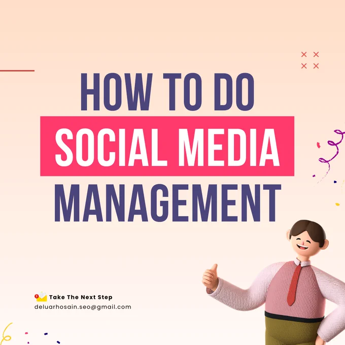 How to do social media management:
-Choose platforms
-Create & optimize profiles
-Create a content strategy
-Set up a content calendar
-Post high-quality content
-Engage with the community
-Monitor mentions
-Join conversations