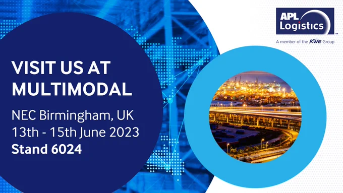 APL Logistics at Multimodal 2023 | Stand 6024