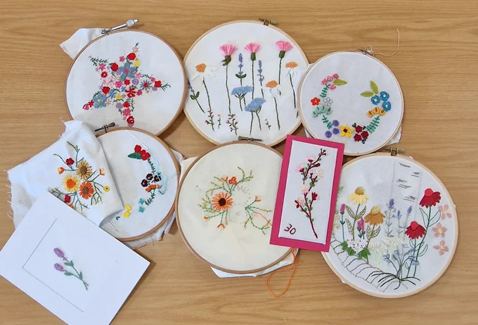 collection of embroideries