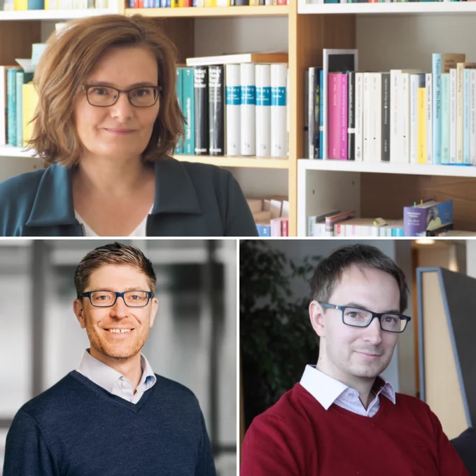 Sigrid G. Köhler,  Alexander Weber (unten links) und Andreas Geiger. Fotos: Sigrid G. Köhler, Verena Müller, Friedhelm Albrecht